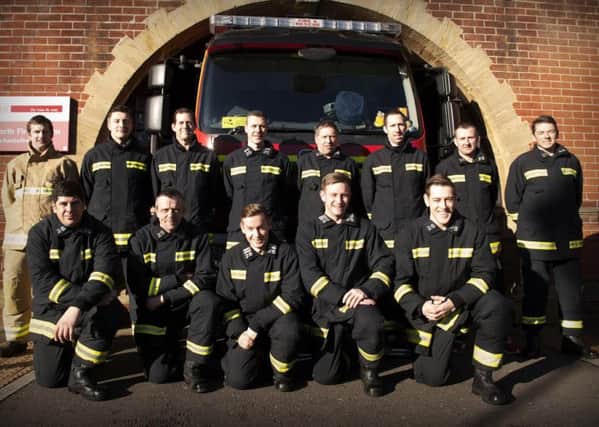 The crew at Emsworth Fire Station CONTRIBUTED PICTURE