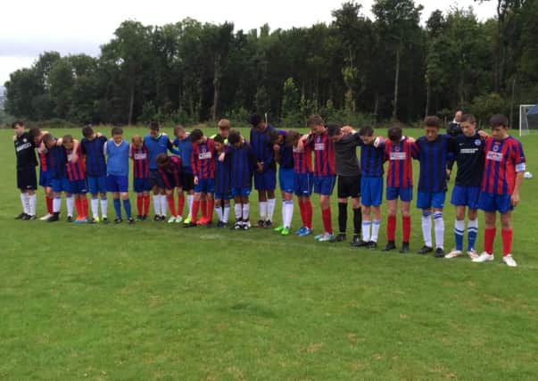 The Barnham and Sussex footballers pay their tribute