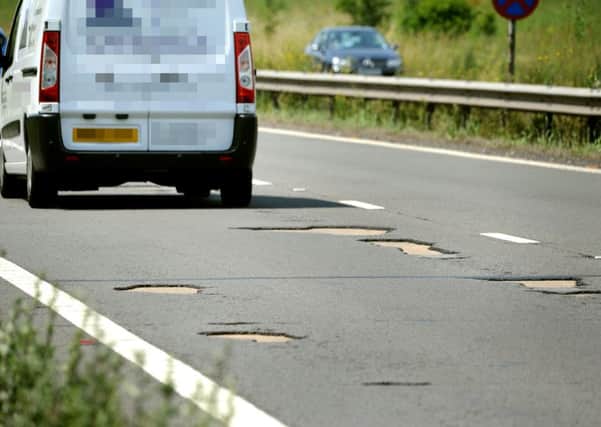 Many motorists have complained about the number of potholes on both carriageways