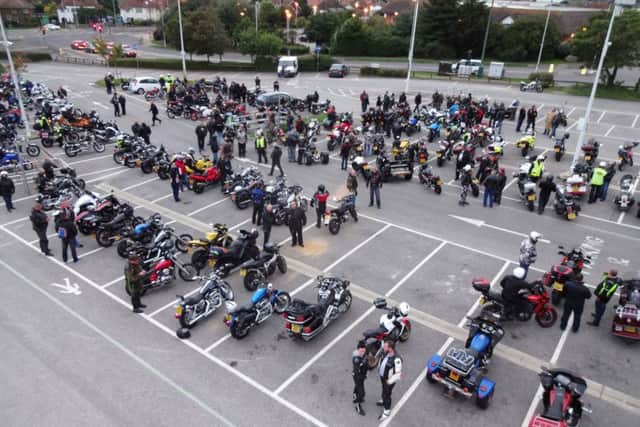 West Sussex Bikers gather at Halfords in Upper Brighton Road