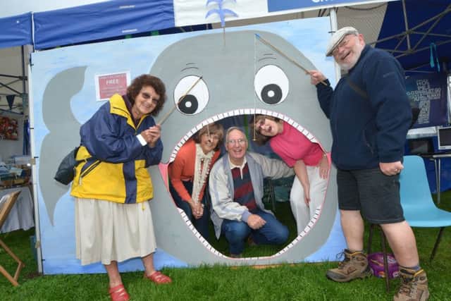 Bexhill Festival of the Sea 2015 held on the seafront September 5th 2015.
Jonah and the Whale from Beulah Baptist Church (L To R) Joan Symes, Christine and Rev Graham Holliday, Carolyn Mitchell and John Black. SUS-150609-072532001