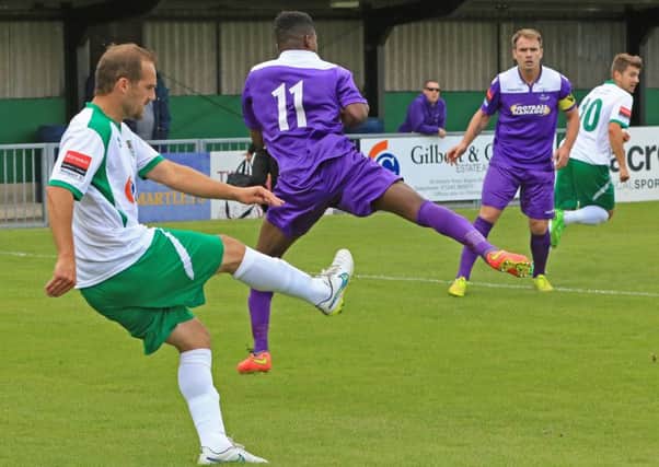 Dan Beck will be a key man for Bognor against Merstham / Picture by Tim Hale