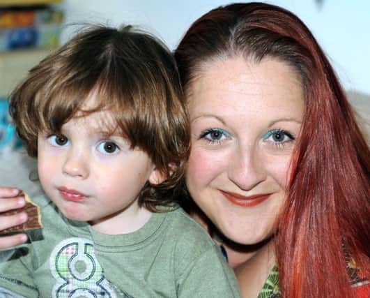 Toni Gardner, Bexhill on Sea.

Toni pictured with her son Eddie. SUS-150630-114550001