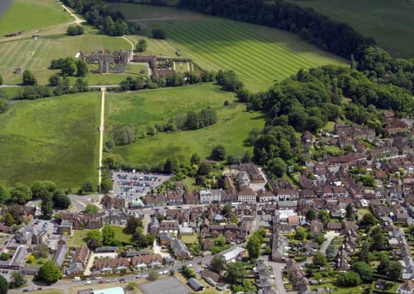 Midhurst viewed from the sky