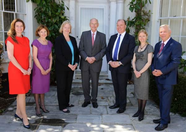 Tony Dignum, centre, made the statement at Tuesday's cabinet meeting (September 8). Rest of the cabinet pictured here.
