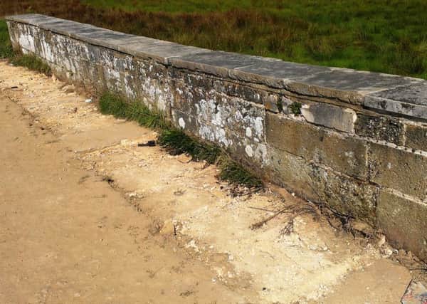 A number of stone slabs were stolen from the bridge along the Causeway leading to the Cowdray Ruins in Midhurst SUS-151109-114046001