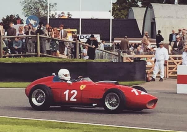 Goodwood Revival action, taken by Johnston Press CEO Ashley Highfield