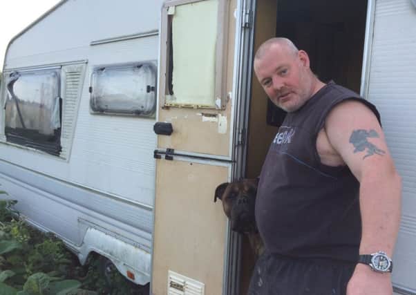 Paul Wright, 53, has been living in a lay-by on the A259 for 18 months and said his caravan will now be crushed