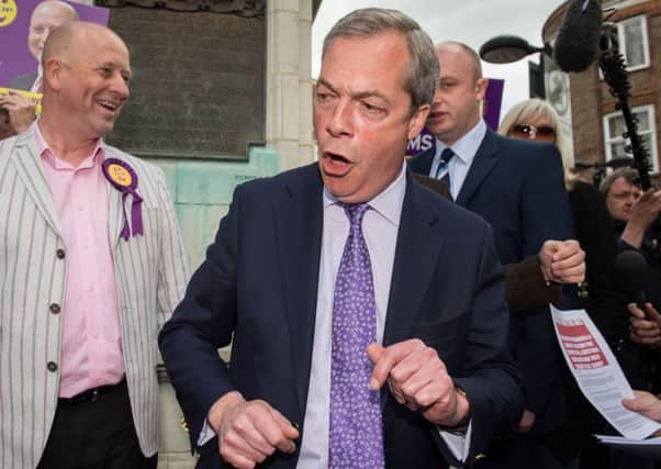 UKIP leader Nigel Farage was at Goodwood Revival on Saturday