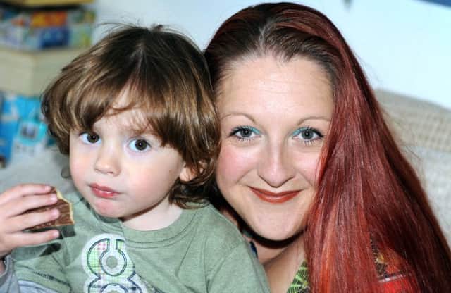 Toni Gardner, Bexhill on Sea.

Toni pictured with her son Eddie. SUS-150630-114539001
