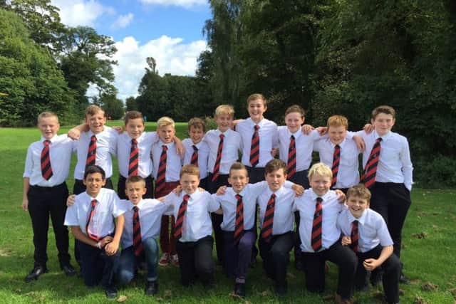 Heath Under 13s graduated from minis to juniors and received their Club ties from Great Walstead School