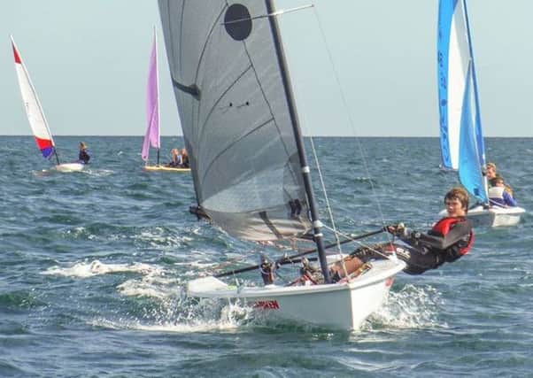 Felpham's Mitchell Campbell was third in the fast fleet / Picture by Bill Brooks