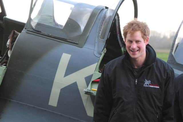 Prince Harry on a visit to Goodwood in 2014 PICTURE BY KATE SHEMILT C140205-56