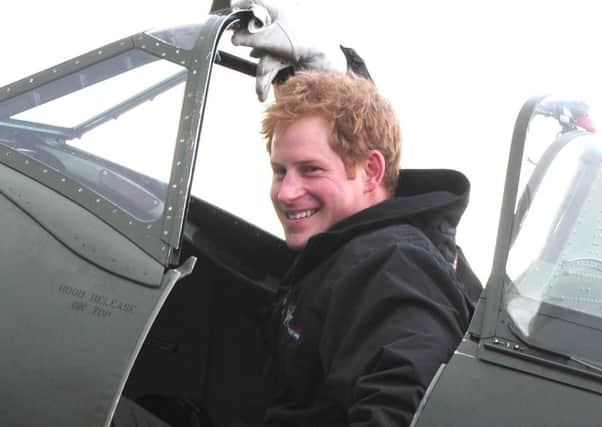 Prince Harry on a visit to Goodwood in 2014 PICTURE BY KATE SHEMILT C140205-63