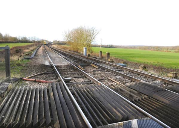 Land north of Horsham where a parkway railway station could be built