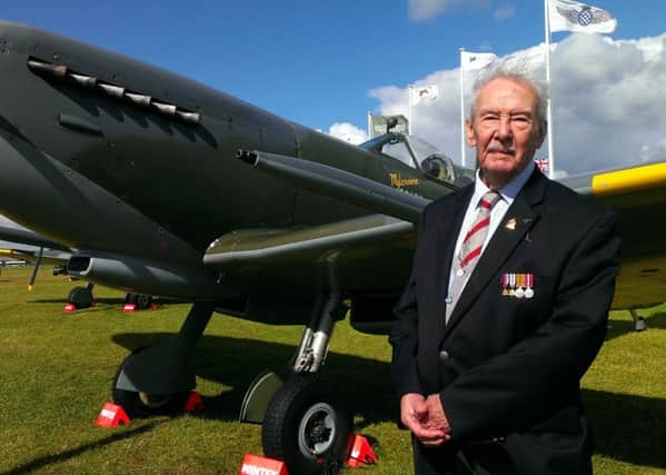 Chichester veteran Peter Hale, 93, at the Battle of Britain event at Goodwood