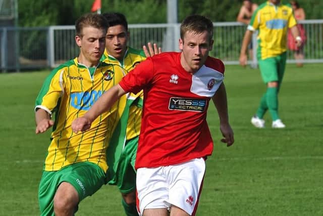 Max Thoms netted for Arundel in their 3-3 draw with Worthing United on Tuesday