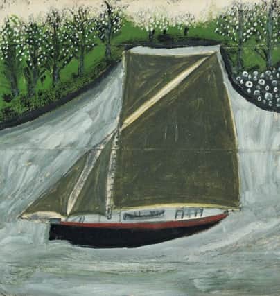 Alfred Wallis exhibited at the Jerwood Gallery
