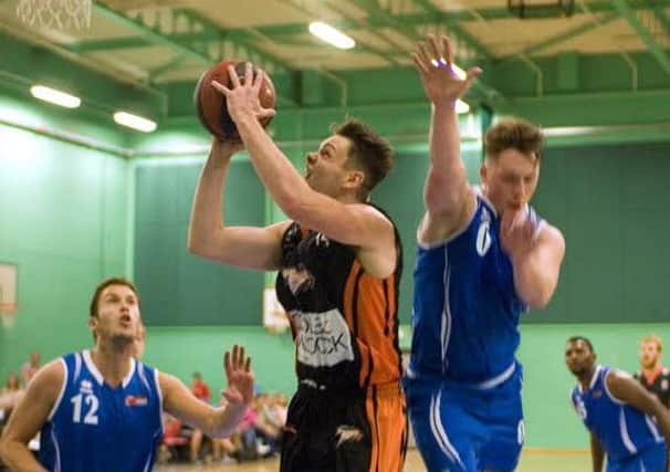 Josh Brown in action for Worthing Thunder during their win at Sussex Bears. Picture by Angela Brinkhurst