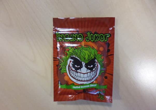 A legal high packet found at a drugs 'factory' on a Sussex industrial estate