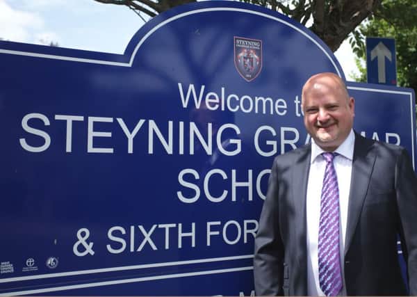 Nick Wergan, headteacher of Steyning Grammar School
