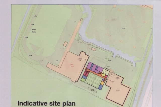 Plans and design for the new leisure centre.