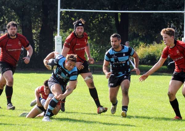 Chichester in possession against Colchester / Picture by Kate Shemilt