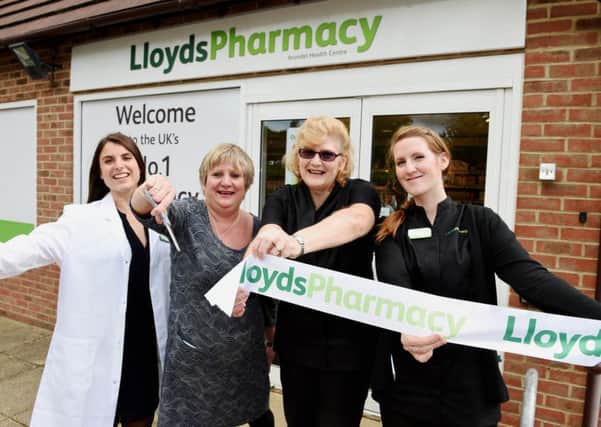 From left, pharmacist Margaux Condemine, The Arundel Surgery practice manager Julie Hannaford, pharmacy manager Lisa Sturman and dispenser Amy Lyon at the opening