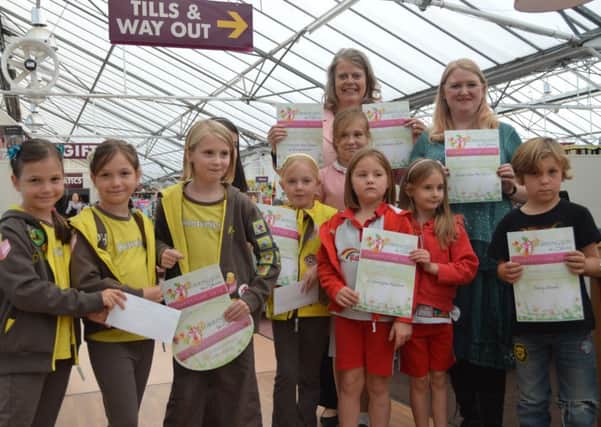 Winners and finalists of the Wheelbarrow and Sunflower Challenges. SUS-150923-125148001