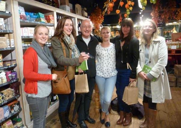 Oz Clarke and fans in Steyning
