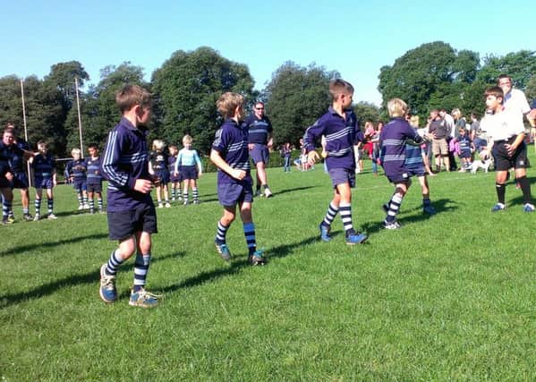 Youth rugby action at Oaklands Park