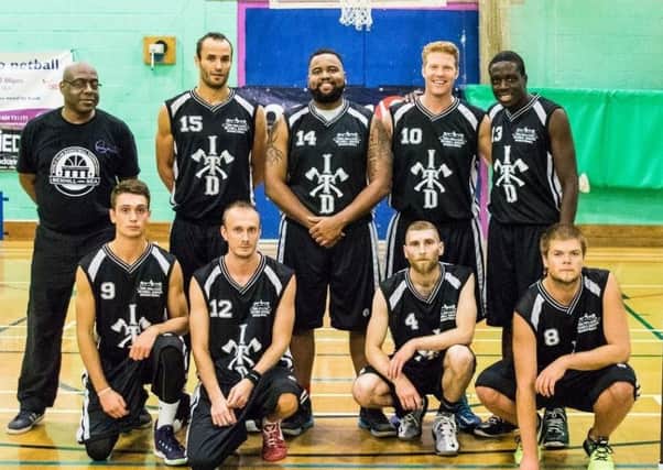 The Bexhill Giants team which won the B final at the World Club Basketball Tournament. Picture courtesy Web Photo UK Photography
