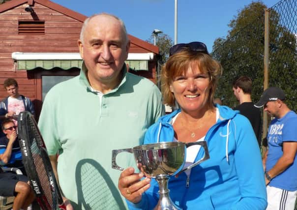 Alan Bedford and Diana Jenkins . 2015 Bedford Cup winners