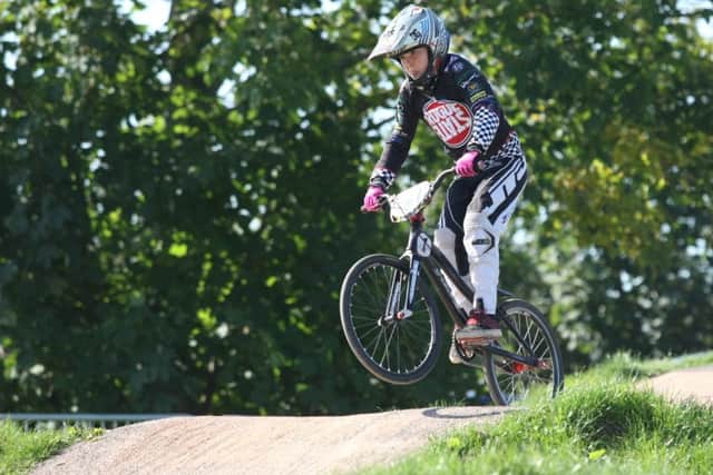BMX enthusiasts celebrated the opening of the new course on Saturday, September 26 								          Picture: Derek Martin