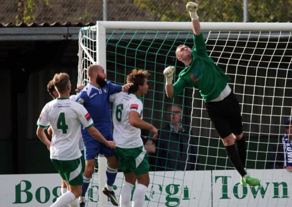 Grant Smith couldn't save Bognor from defeat at Farnborough / Picture by Chris Hatton