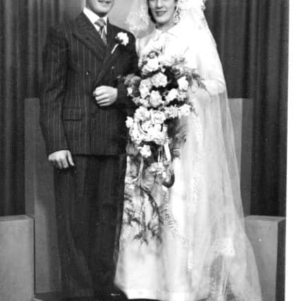 Gerry and Doreen Fox on their wedding day