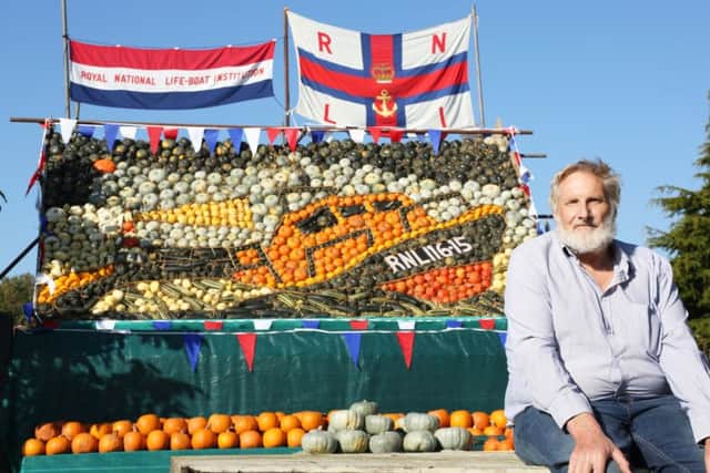 Robin Upton's Slindon pumpkins display for 2015. Pictures by Eddie Mitchell