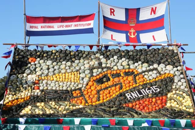 Robin Upton's Slindon pumpkins display for 2015. Pictures by Eddie Mitchell