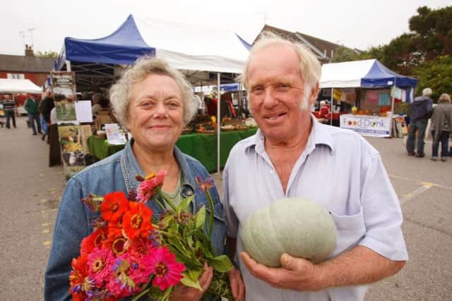 Derek and Vicky Crush who run the market. Photo by Derek Martin SUS-150410-231455008