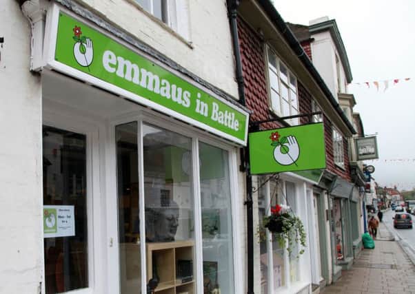 The new shop in Battle High Street