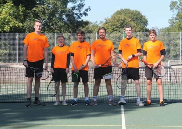 The team took on a tennisathon for 24 hours to raise money for Alzheimers Research