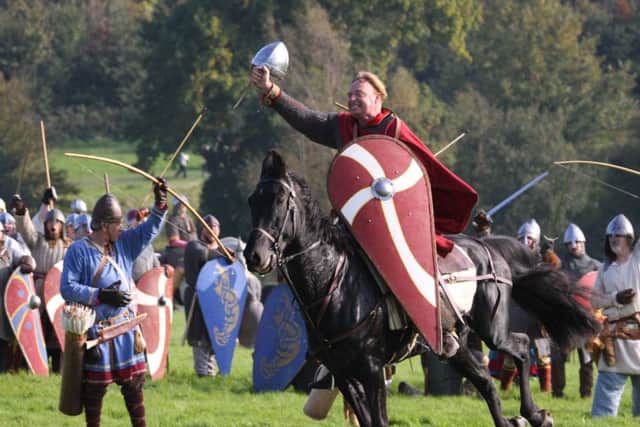 Battle of Hastings re-enactment at Battle Abbey ENGSUS00120130925125809
