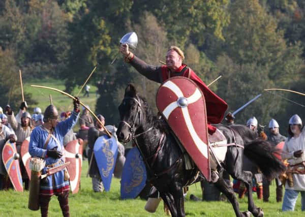 Battle of Hastings re-enactment at Battle Abbey ENGSUS00120130925125809