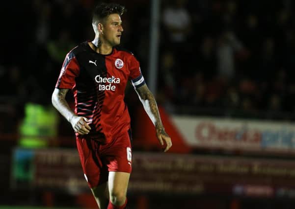 League two -  Crawley Town vs Portsmouth - 18/08/15
Crawley's Sonny Bradley PPP-150820-125356001