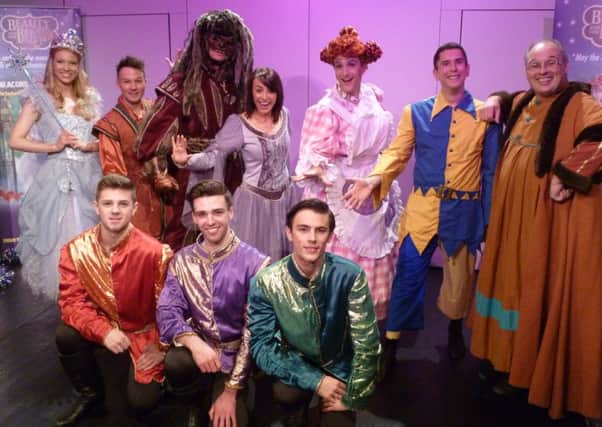 The cast of Beauty and The Beast at The Capitol, Horsham. Picture by Lawrence Smith