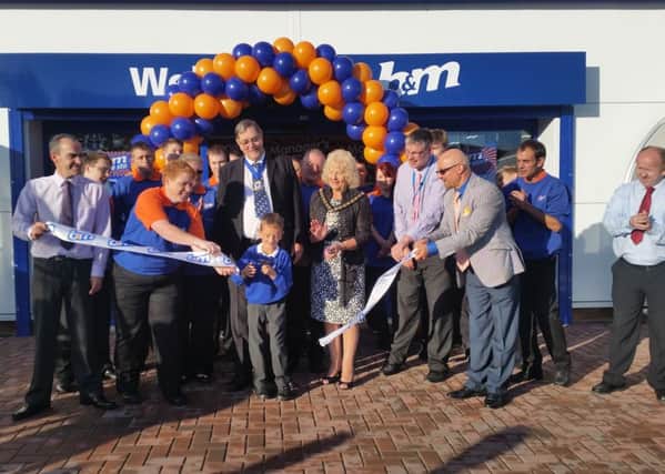 The new store officially opened today