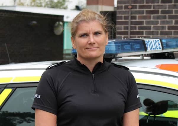 Inspector Clare McKnight, 46, of the neighbourhood policing team in Horsham