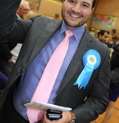 WH 230514 Adur and Worthing local elections count. Edward Crouch. Photo by Derek Martin SUS-140524-004242001