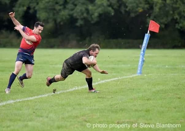 Action from Burgess Hill v Aylesford Bulls. Picture by Steve Blanthorn GBx6CUs85fpaLgteoHhP