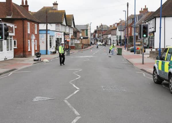Police are appealing for witnesses following a collision involving a mobility scooter and a lorry in Selsey High Street PICTURE BY EDDIE MITCHELL SUS-151015-133903001